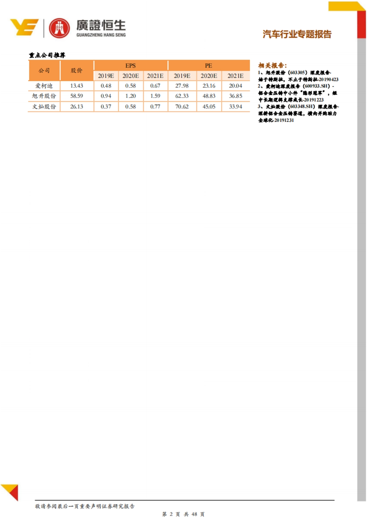 汽车行业专题报告：汽车轻量化需求驱动，铝合金压铸是优质赛道_第2页