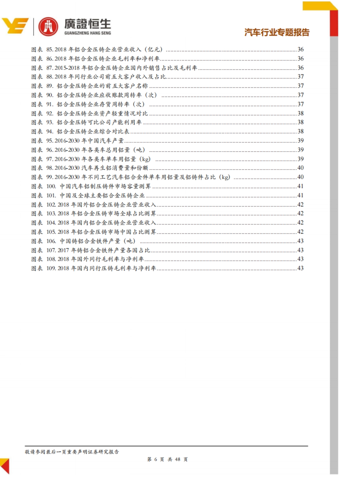 汽车行业专题报告：汽车轻量化需求驱动，铝合金压铸是优质赛道_第6页