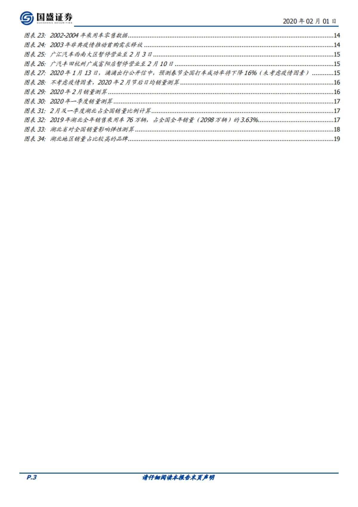 汽车行业专题研究：复盘非典与09年墨西哥流感，从供给与需求维度看后续车市_第3页
