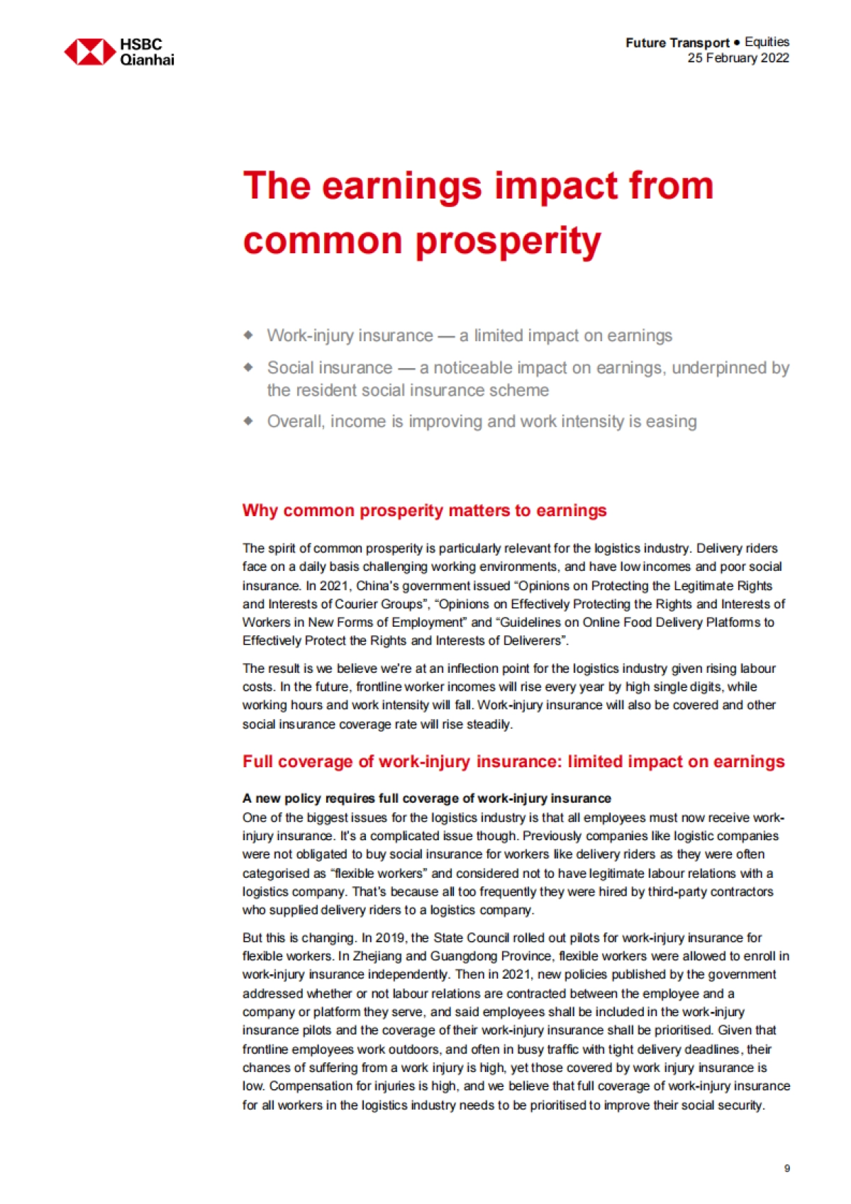 中国物流行业：共同富裕对该行业意味着什么（英）-HSBC-75页_第10页