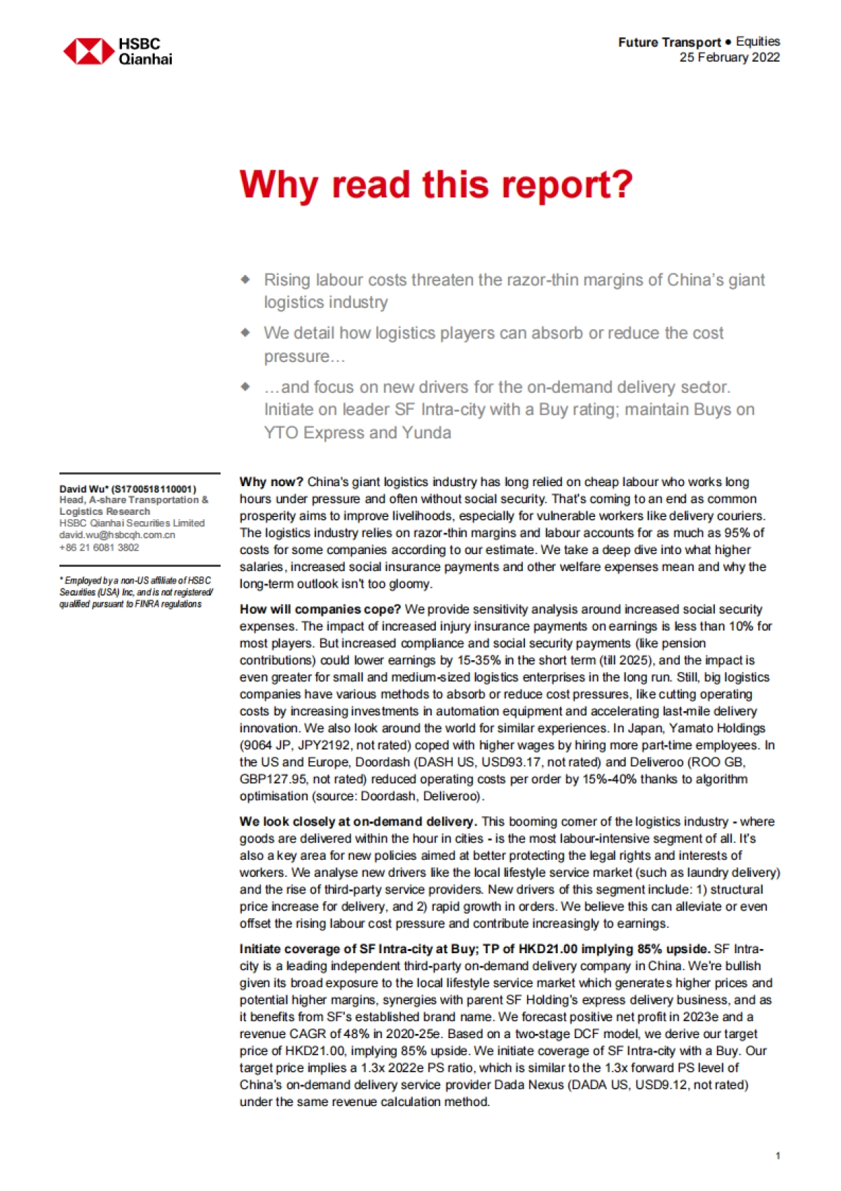 中国物流行业：共同富裕对该行业意味着什么（英）-HSBC-75页_第2页