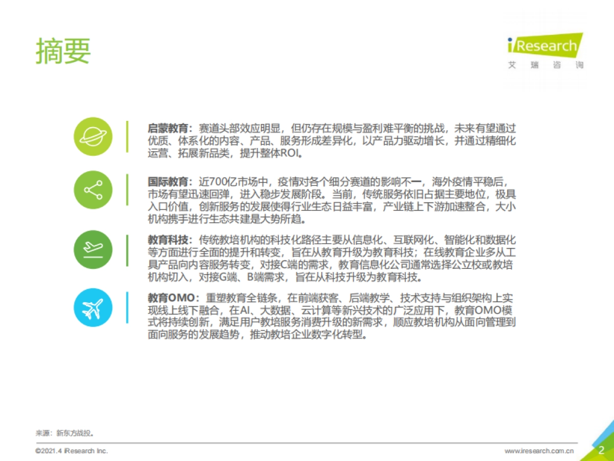艾瑞咨询:2021年中国教育培训行业发展趋势报告_第2页