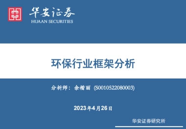 环保行业框架分析