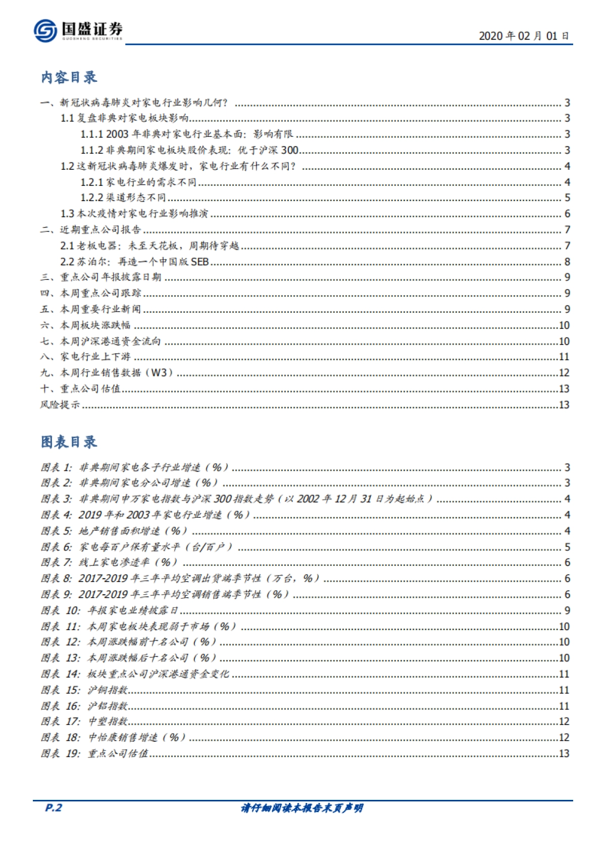 家用电器行业周报：新冠状病毒肺炎对家电行业影响几何？_第2页