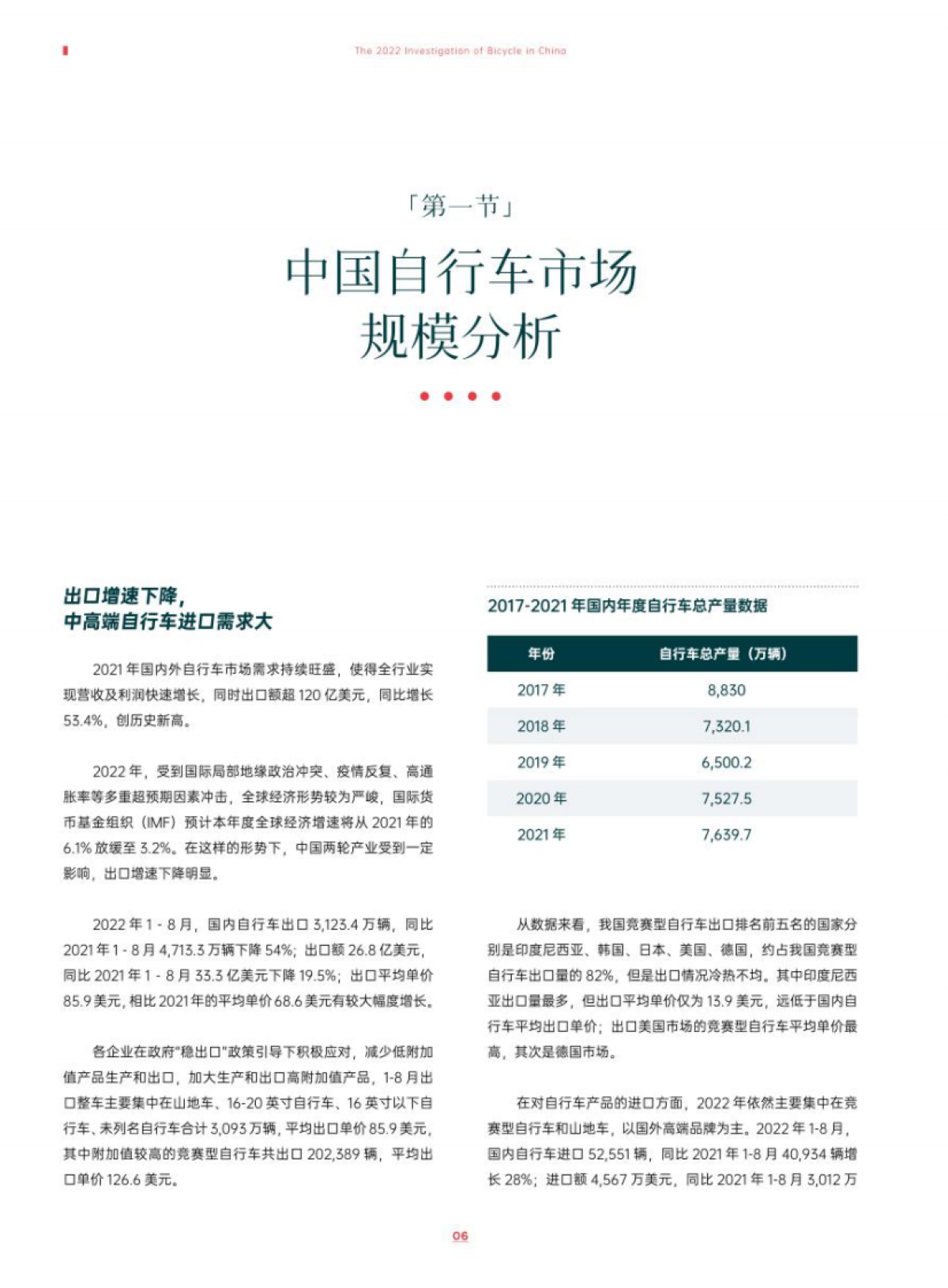 美骑:2022年中国自行车行业调查报告_第8页