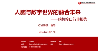 脑机接口行业报告：人脑与数字世界的融合未来-浙商证券-31页