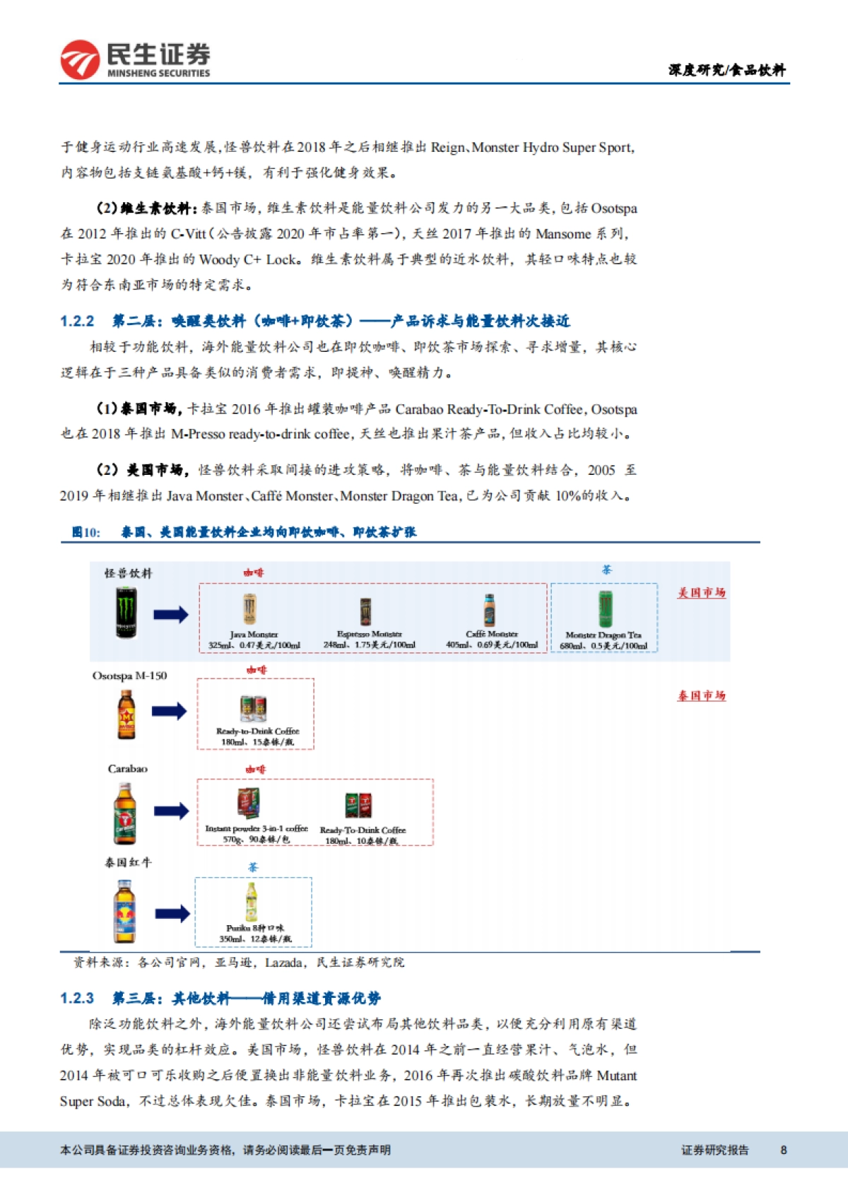 能量饮料行业深度报告（战略篇） ：寻找能量饮料企业的第二增长曲线-民生证券-35页_第8页