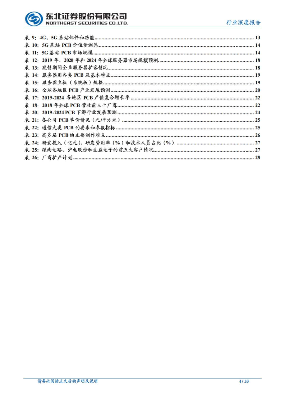 电子行业深度报告：5G、云计算催生PCB高景气，头部厂商充分受益_第4页