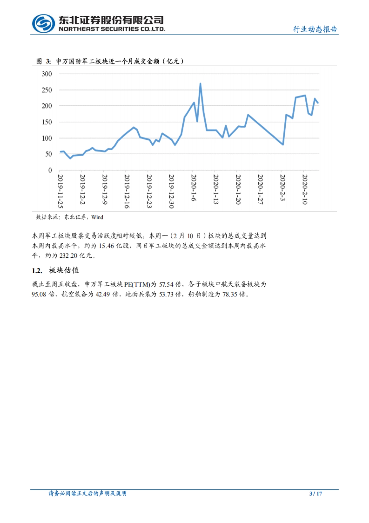 国防军工行业动态报告：关注高景气行业龙头和空天信息领域投资机会_第3页
