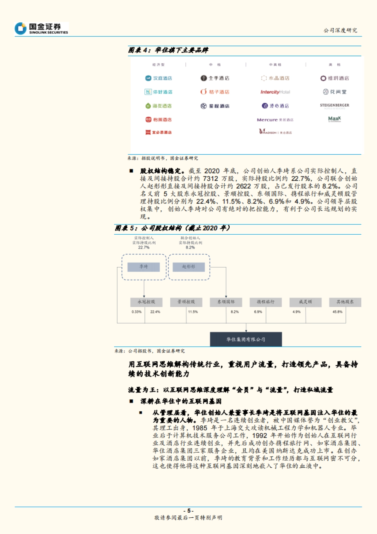 华住酒店-互联网思维在酒店行业的降维竞争-国金证券-30页_第5页