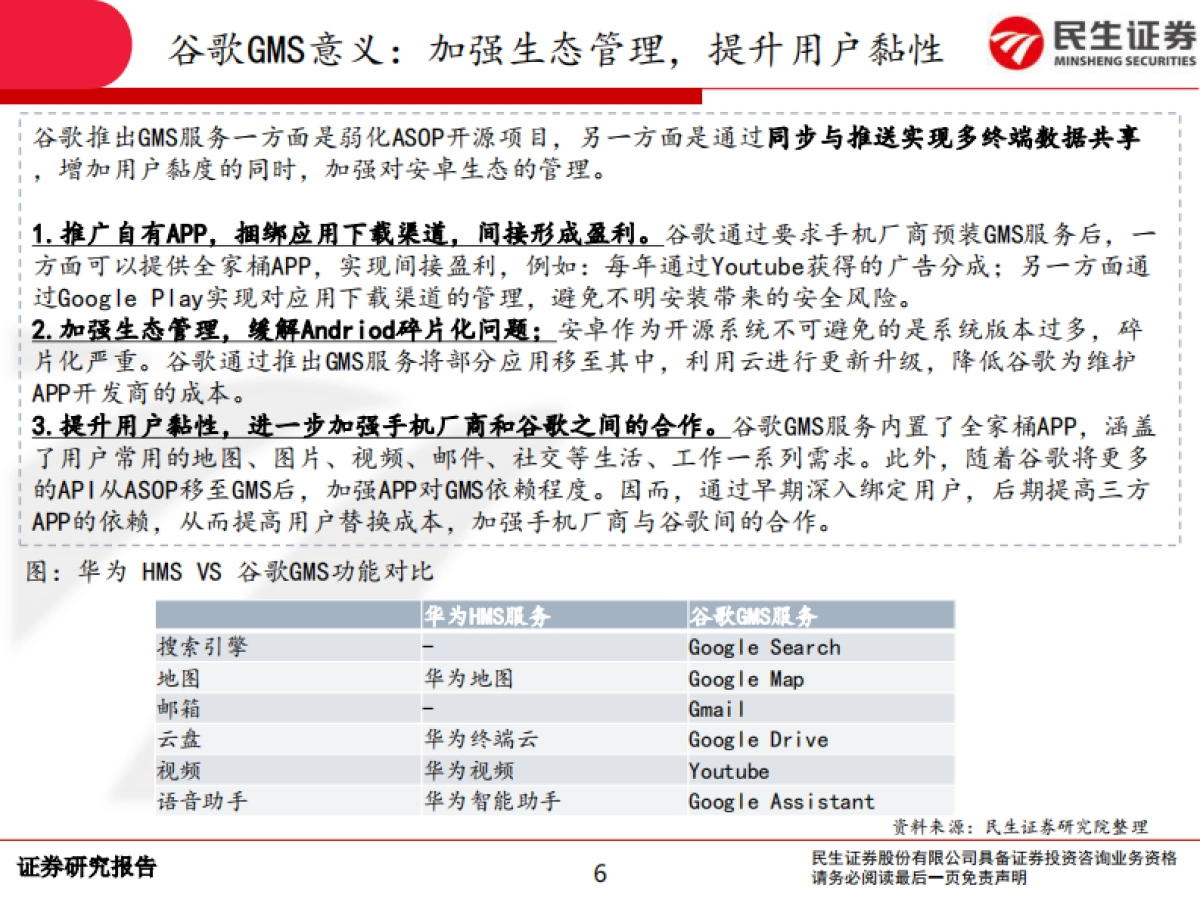 计算机行业：华为HMS专题报告，HMS于华为，意在补齐软件开发短板-民生证券-12页_第6页