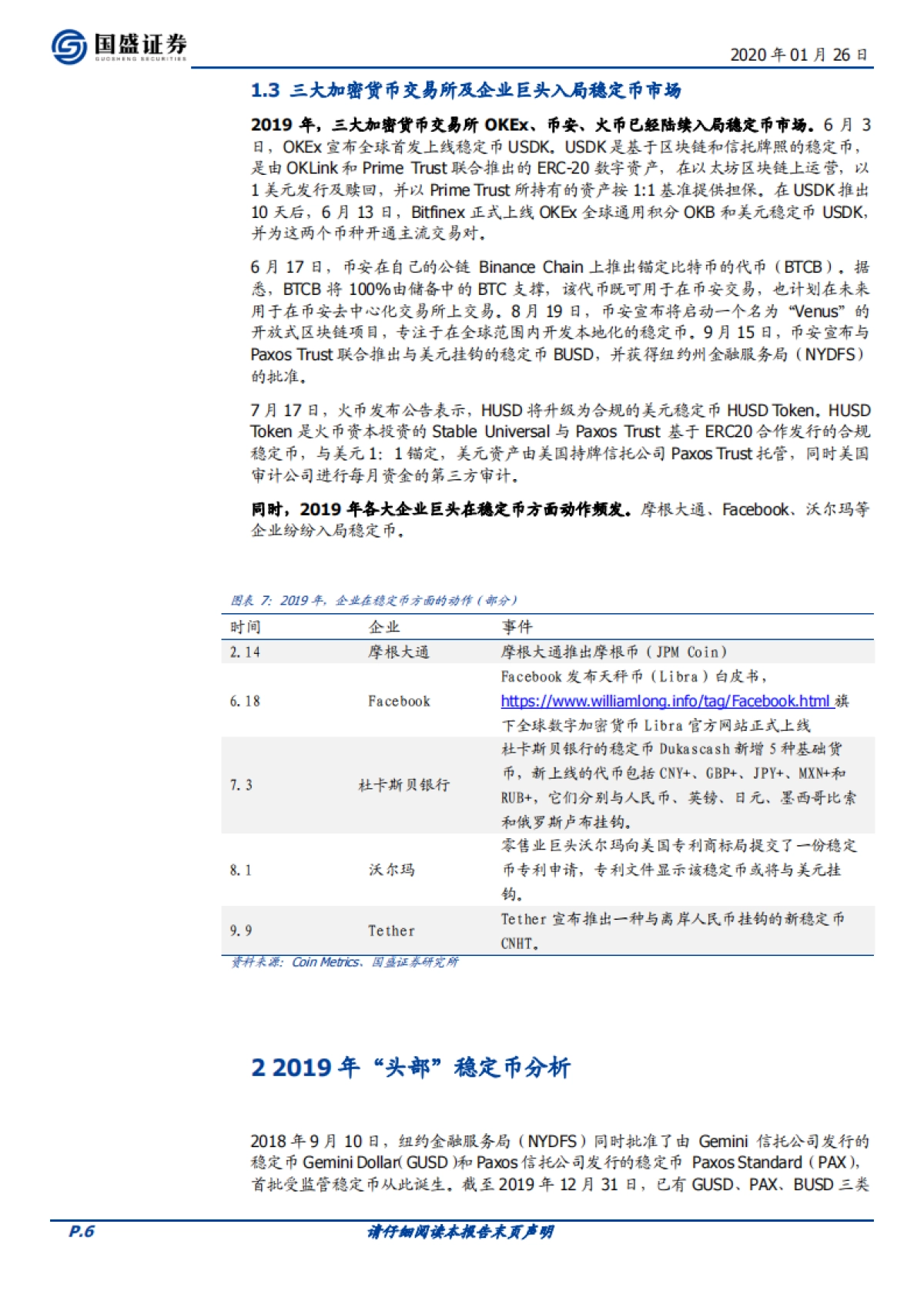 区块链行业专题研究：稳定币2020展望-法定数字货币大象起舞，行业变局将至_第6页