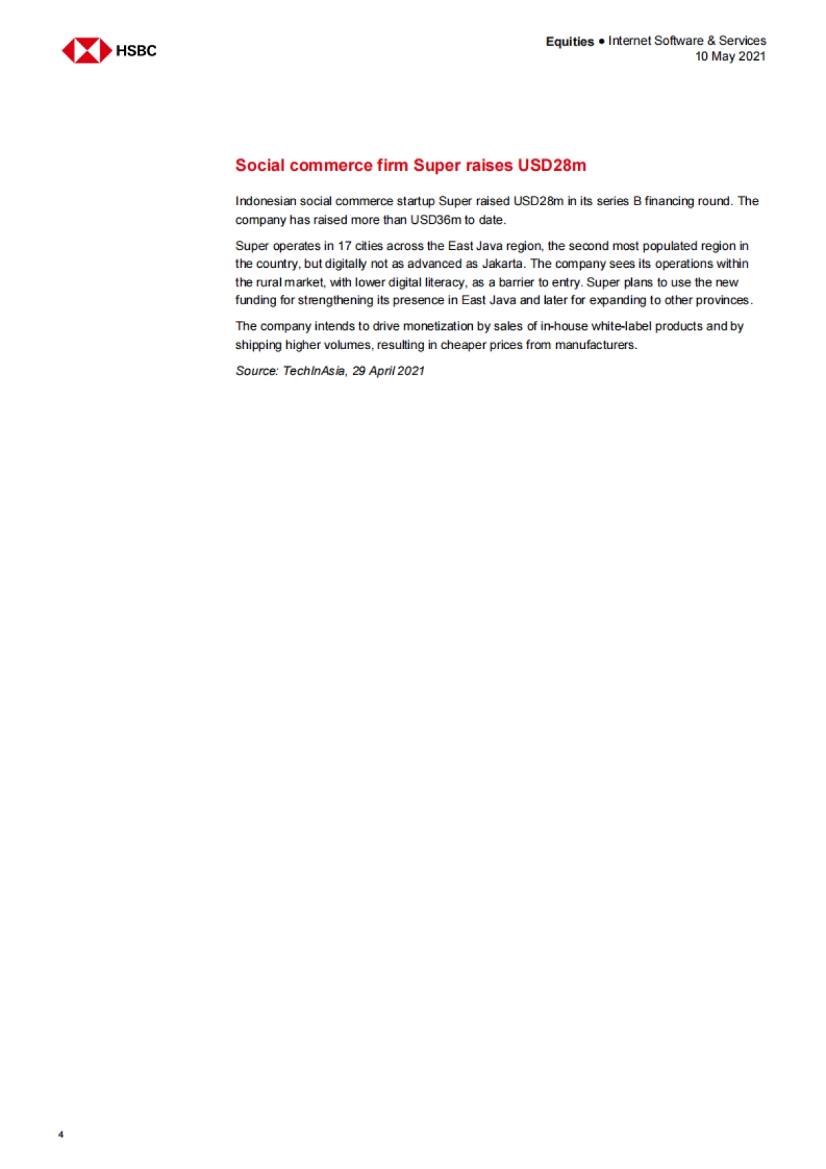 亚太地区互联网行业-东盟互联网：Shopee，GoTo，Traveloka及其它-HSBC-21页_第4页