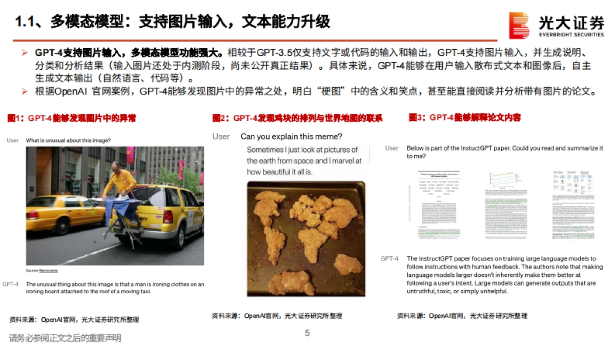 AI行业跟踪报告之九：GPT4全方位升级，AI商业化时代来临_第5页