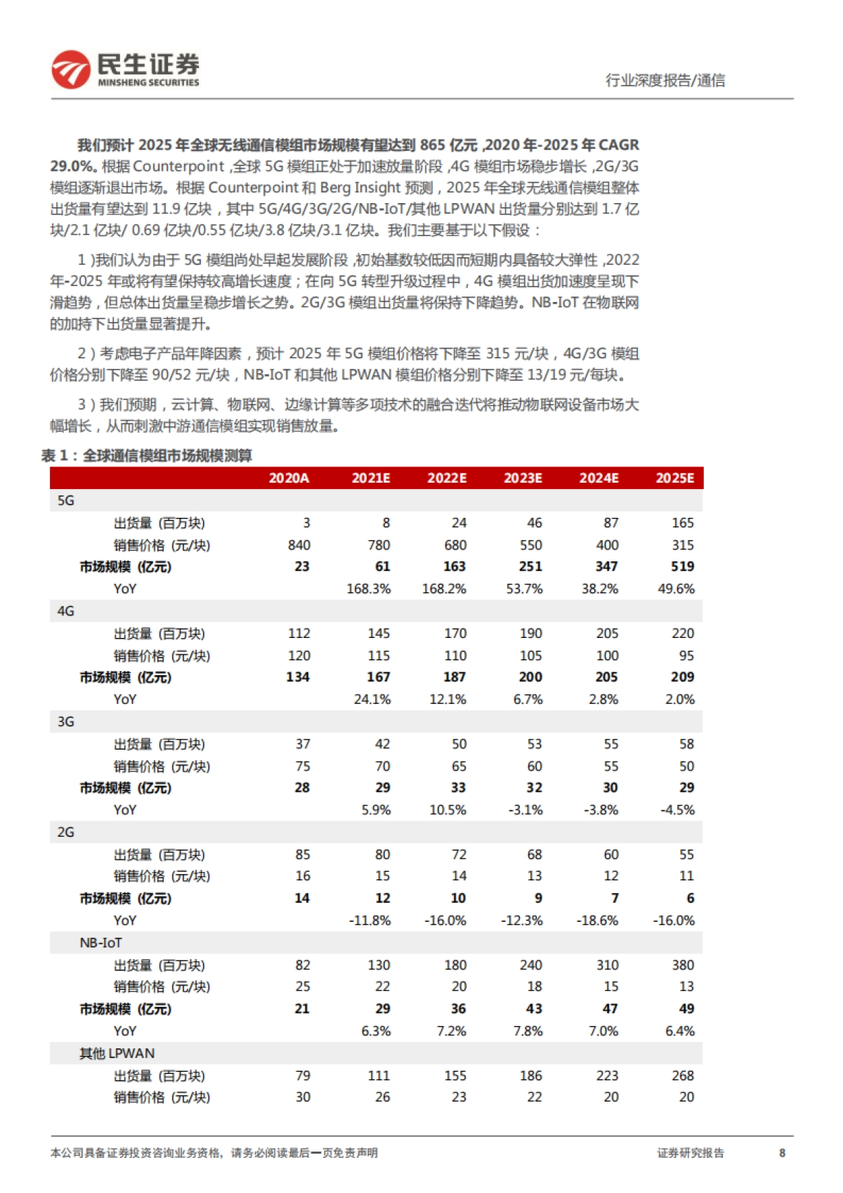 通信行业元宇宙之耳:5G无线通讯有望在多个景气度行业全面开花_第8页