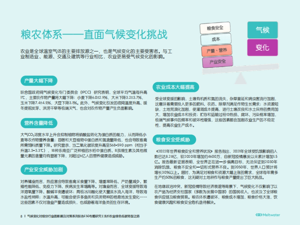 Meltwater融文:ESG专题研究-浅析农业绿色低碳转型之路_第8页