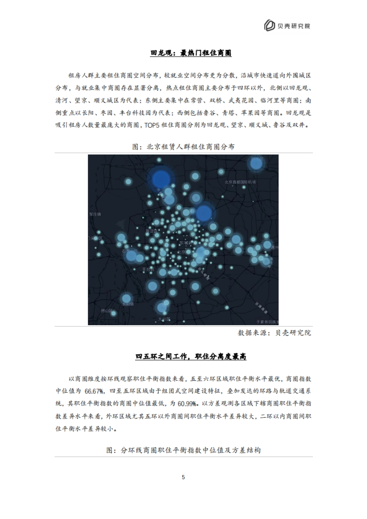 贝壳：2022北京住房租赁职住平衡评价报告_第8页