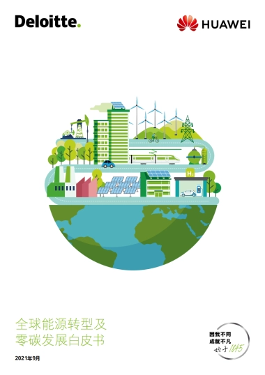 2021全球能源转型及零碳发展白皮书-德勤 华为