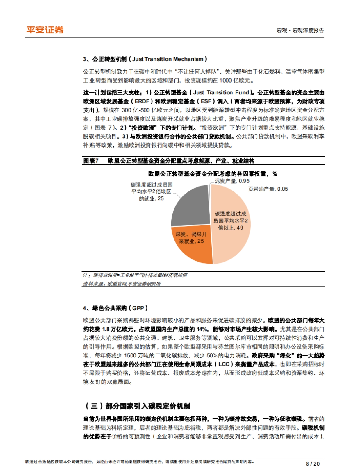 宏观视角下的碳中和（二）：财政视角下的碳中和-平安证券_第8页