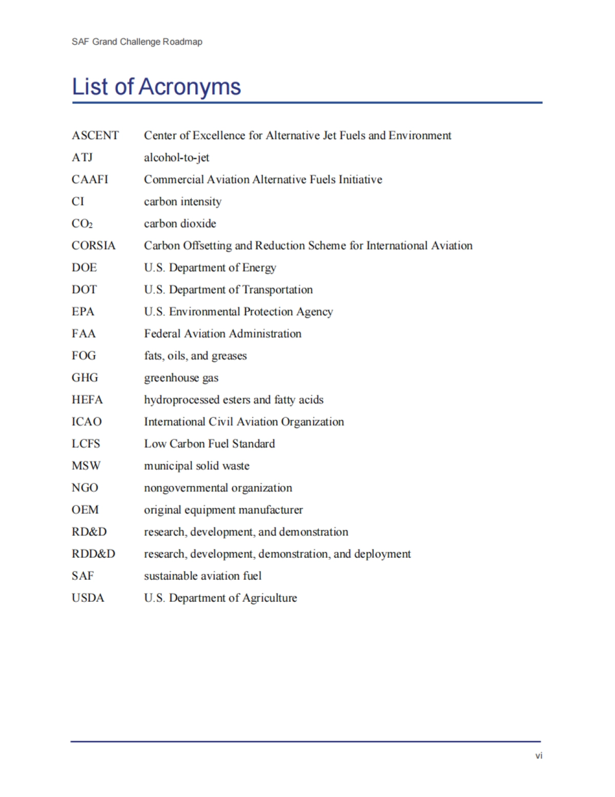 美国能源部：可持续航空燃料大挑战_第6页