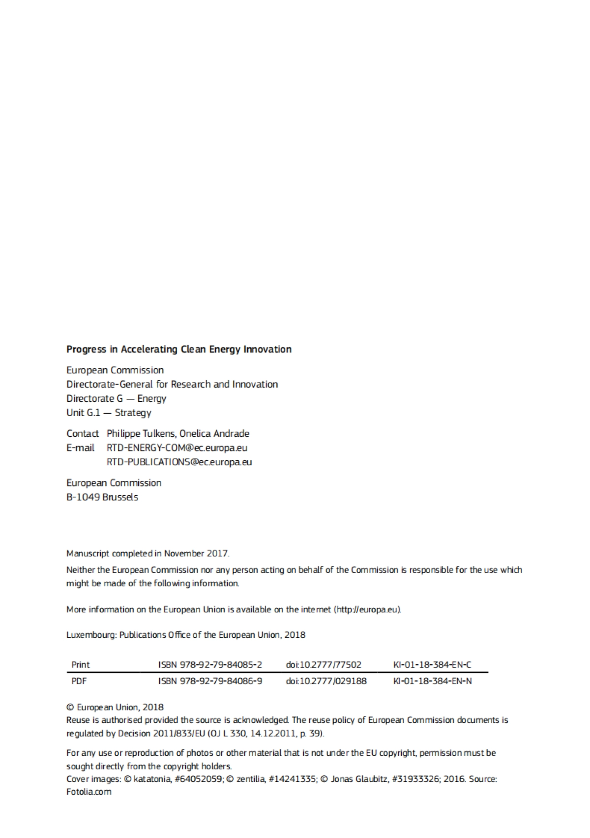 欧盟加快清洁能源创新技术进展（报告）Progress in accelerating clean energy innovation_第2页
