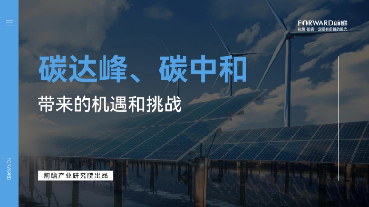 碳达峰、碳中和带来的机遇和挑战_第1页