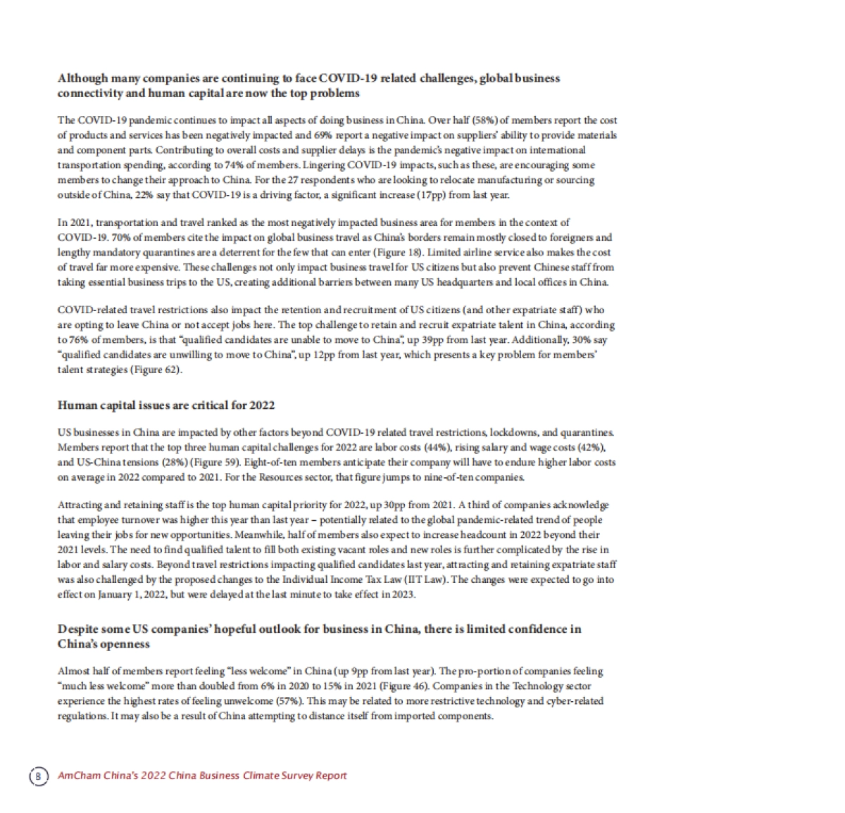 中国商业环境调查报告2022（中英）-中国美国商会-111页_第9页