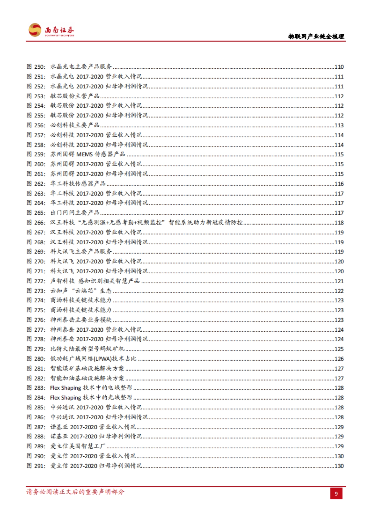 391页物联网产业链全梳理-西南证券_第10页