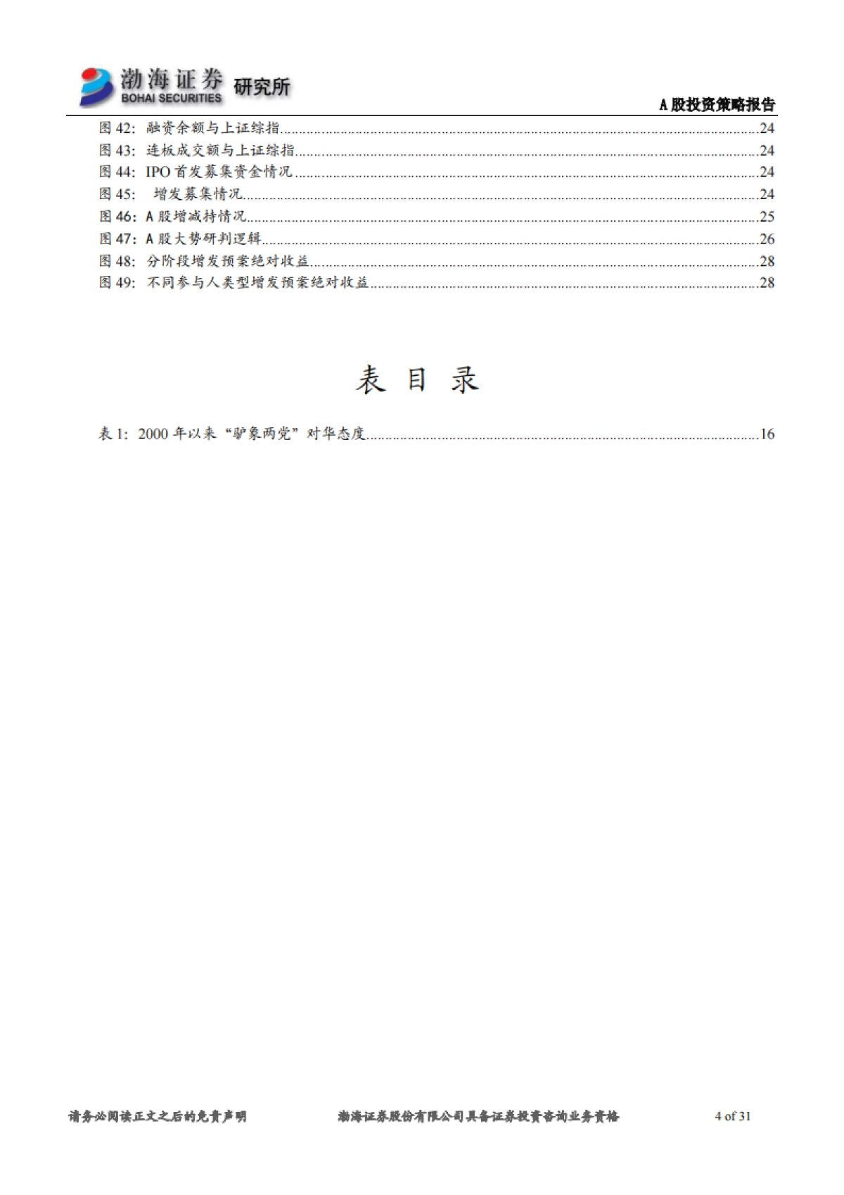 A股市场2020年下半年投资策略报告：避险“抱团”趋势，静待云开雾散_第4页