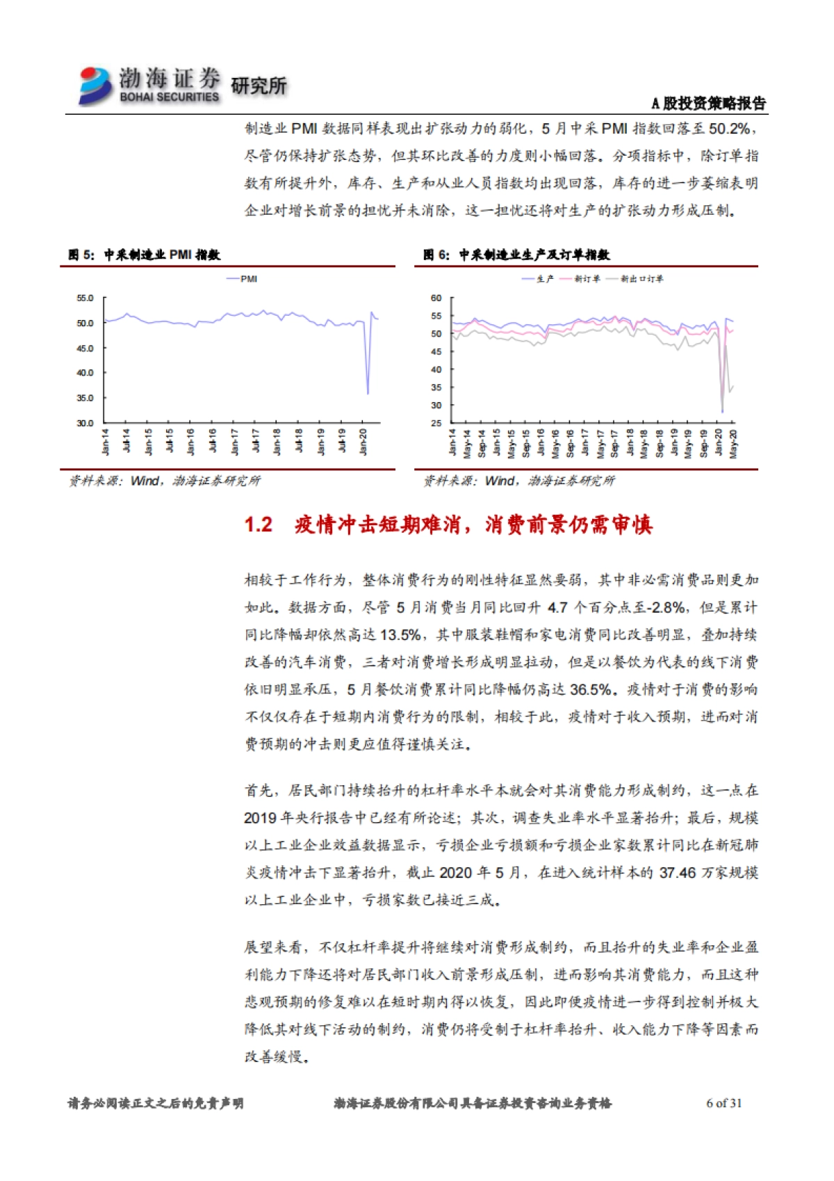 A股市场2020年下半年投资策略报告：避险“抱团”趋势，静待云开雾散_第6页