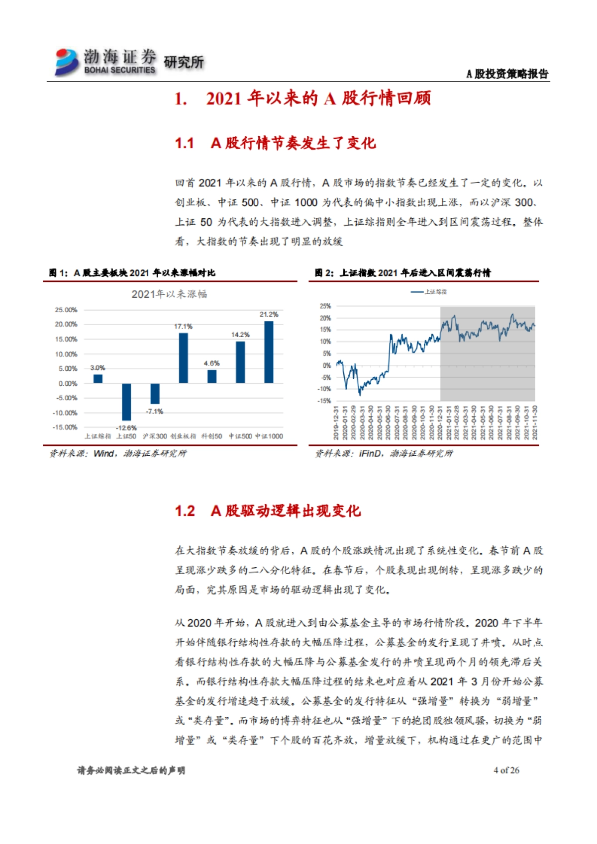 A股市场2022年投资策略报告：整体泡沫已消化，市场风格再平衡_第4页