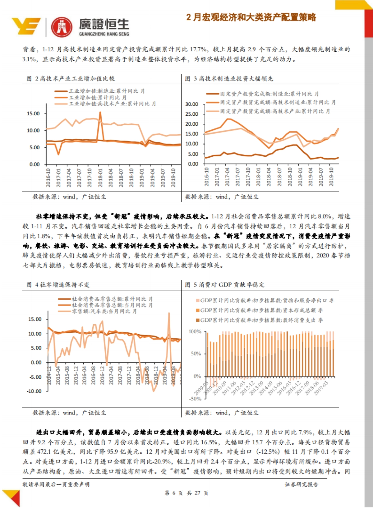 2020年2月份宏观经济和大类资产配置策略：“新冠”疫情冲击，市场避险情绪升温_第6页
