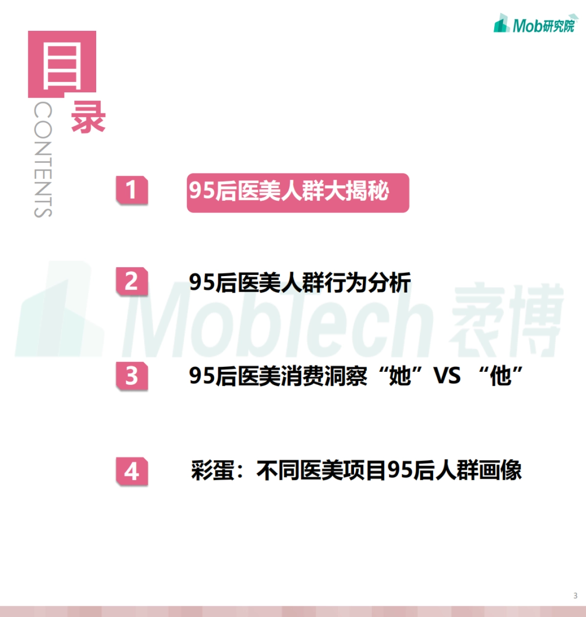 2021年95后医美用户洞察-Mob研究院_第3页