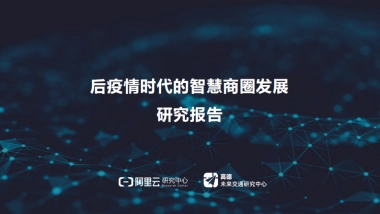 后疫情时代的智慧商圈发展研究报告-阿里云&高德-21页