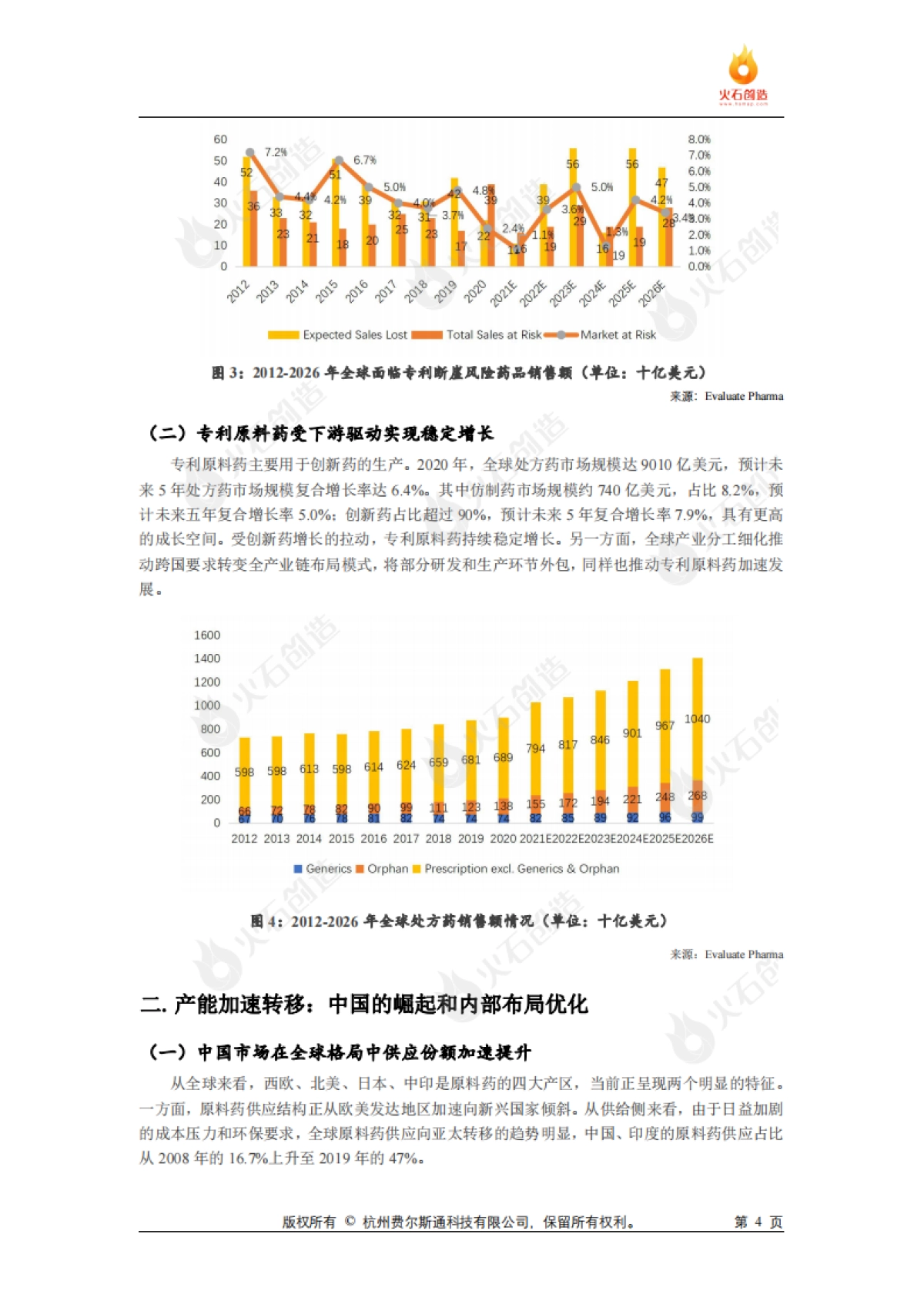 火石创造：化学原料药发展专题研究报告_第4页