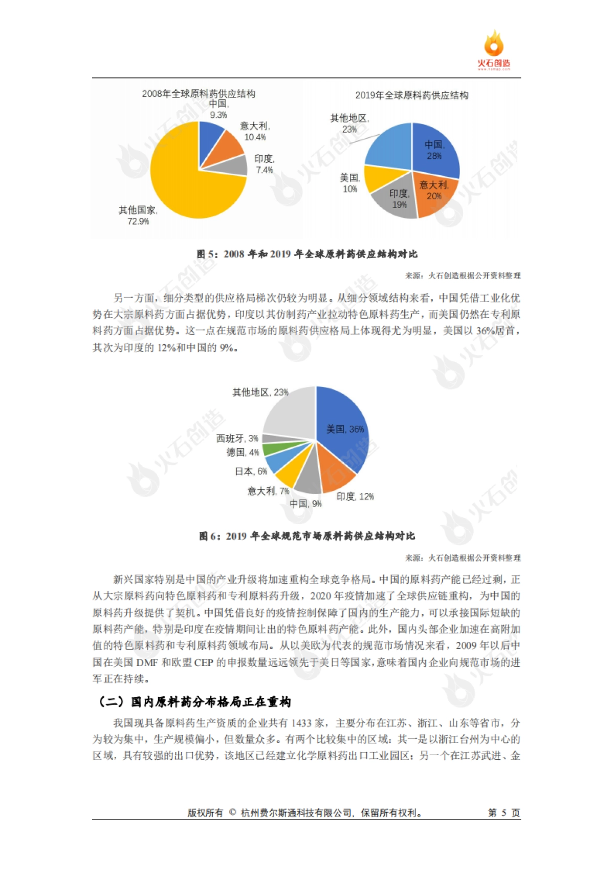 火石创造：化学原料药发展专题研究报告_第5页