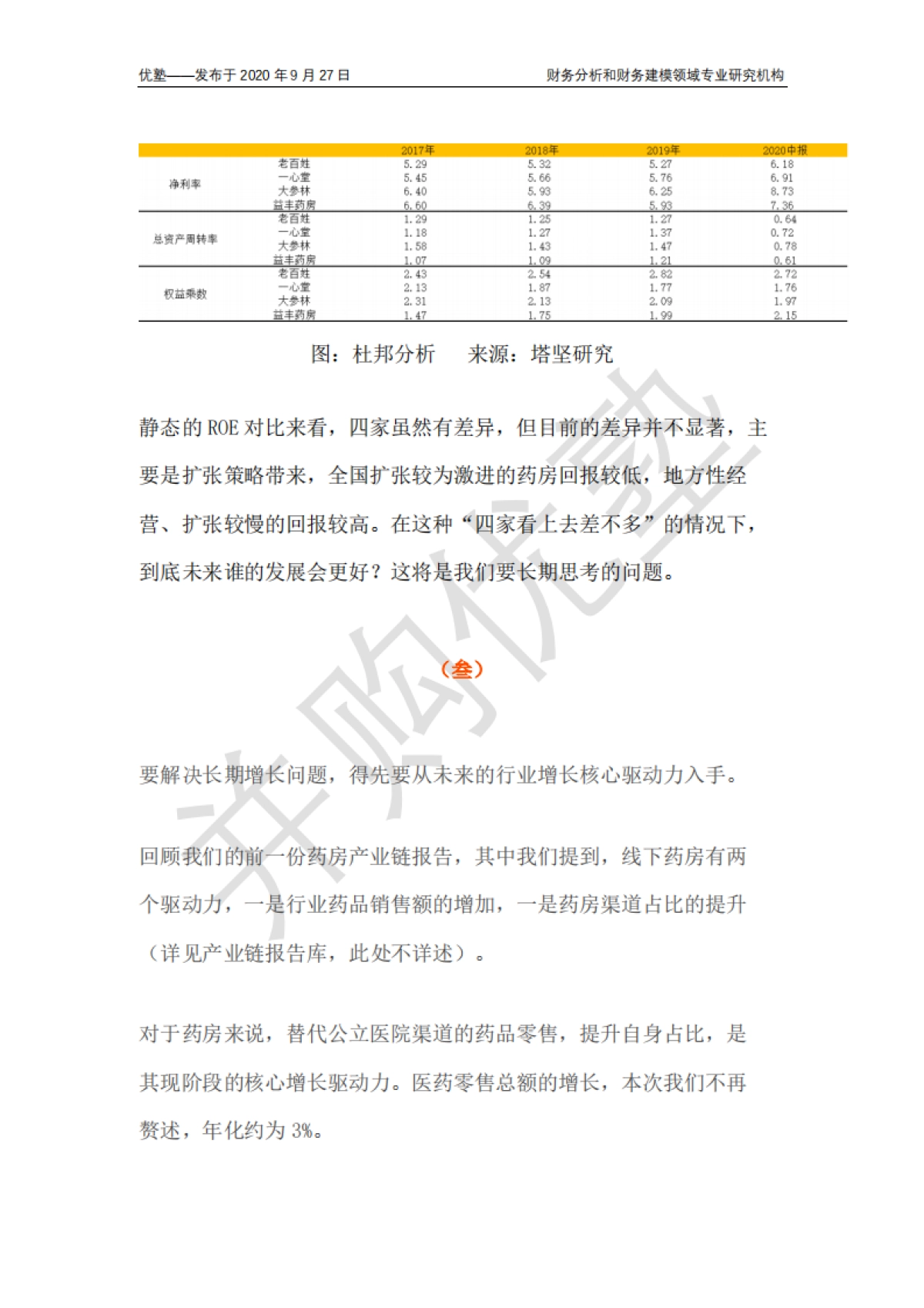 四大药房龙头对比:未来增长逻辑如何分析?_第6页