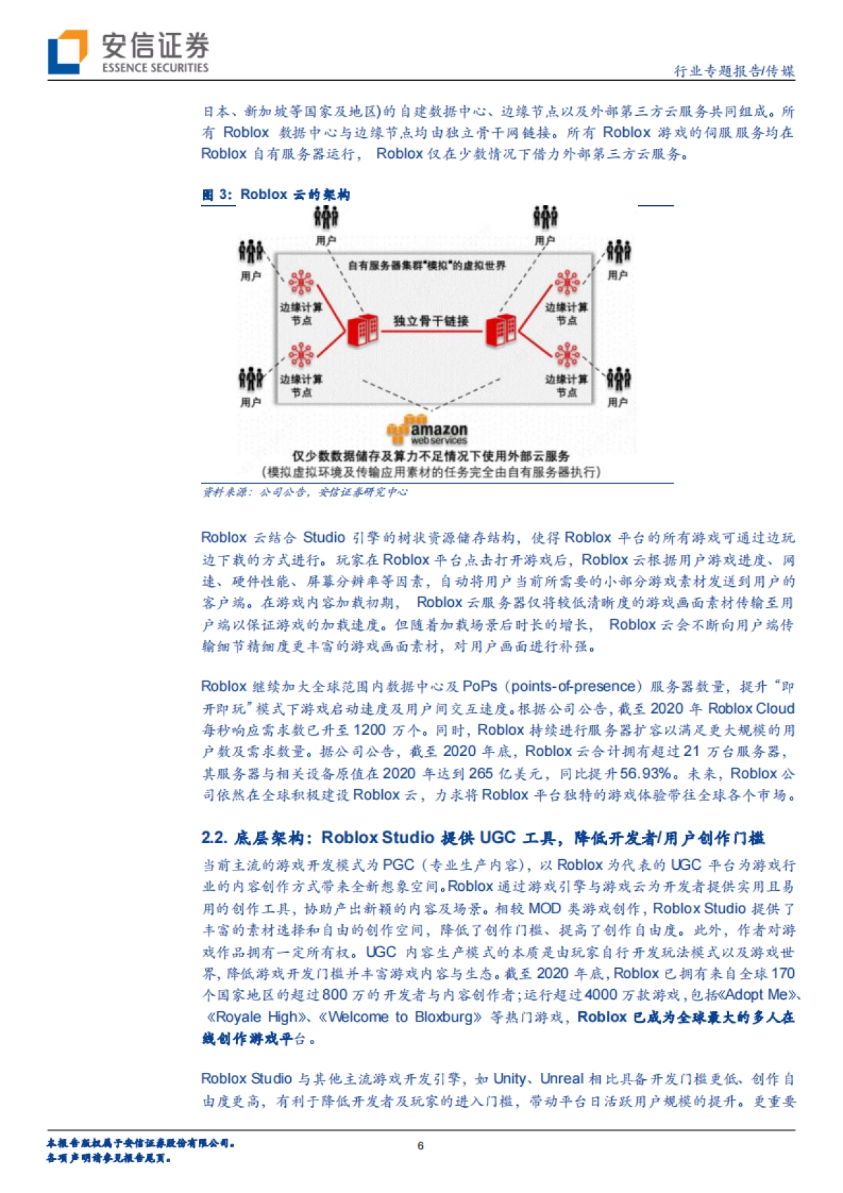 传媒：科技巨头布局元宇宙系列报告8：Metaverse，游戏先行——Roblox、Unity、网易、Sea_第6页
