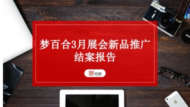 智传媒-梦百合3月展会新品推广结案报告