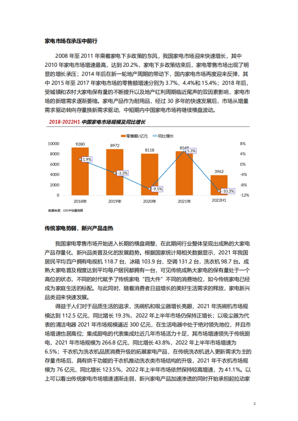 GfK&京东家电：2022“新家电”市场焕新趋势报告_第2页