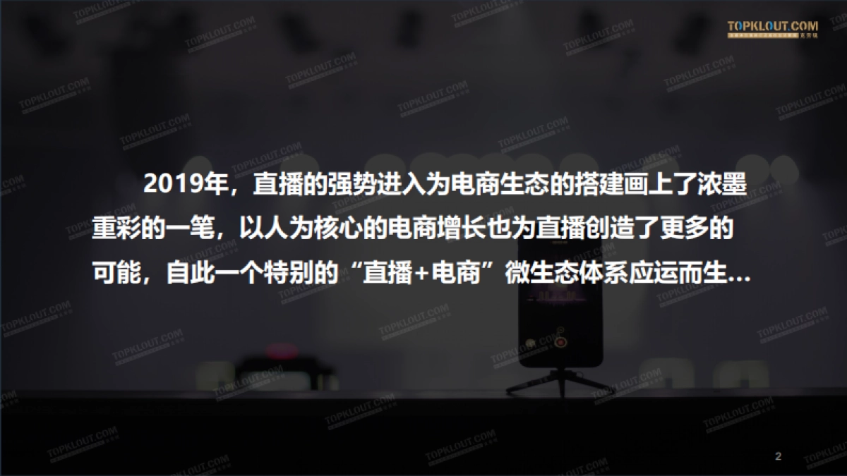 克劳锐：2019年“直播+电商”微生态发展报告_第2页