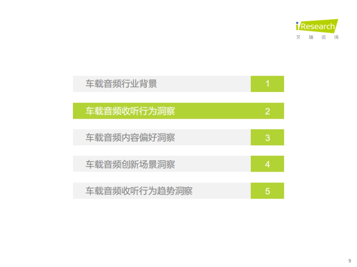 艾瑞咨询：2022-2023年车载空间用户收听行为洞察及趋势报告_第9页