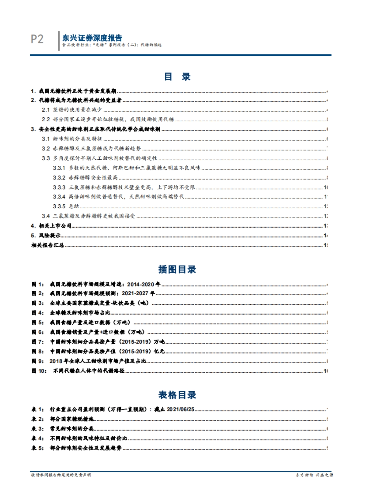 “无糖”系列报告（二）：代糖的崛起-东兴证券-17页_第2页