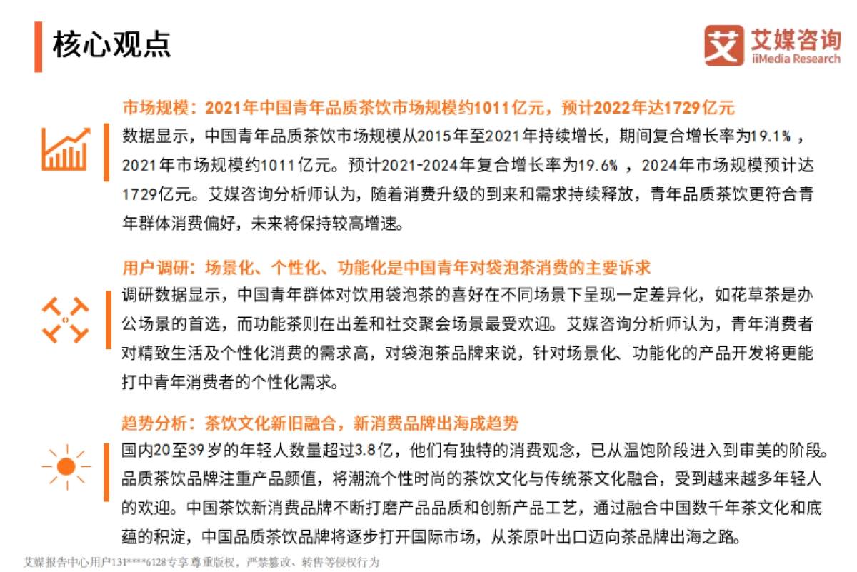 2021年中国青年品质茶饮生活发展趋势研究报告-艾媒咨询-62页_第3页