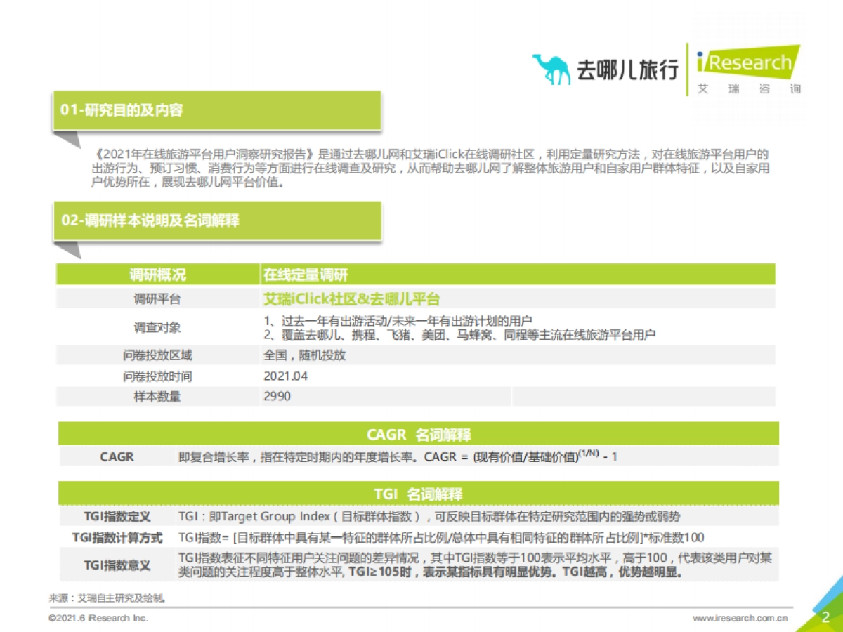 2021年中国在线旅游平台用户洞察研究报告-艾瑞咨询-99页_第2页