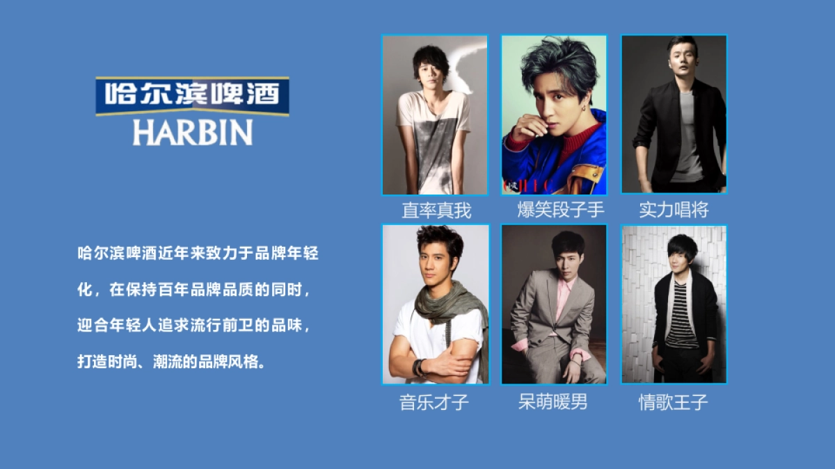 哈尔滨啤酒代言人推荐最终版_第5页