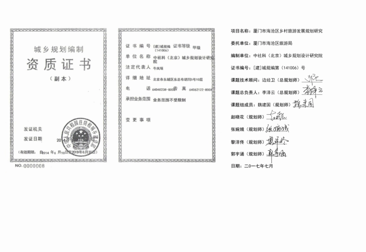 海沧区乡村旅游发展规划研究（中社科院）_第2页