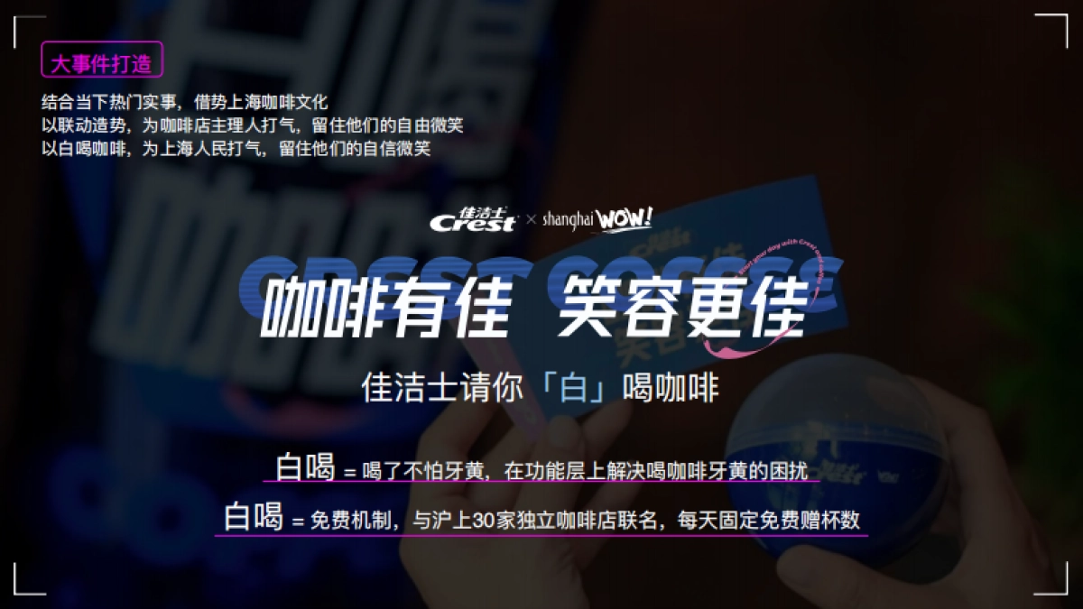 佳洁士请你白喝咖啡campagin_第8页