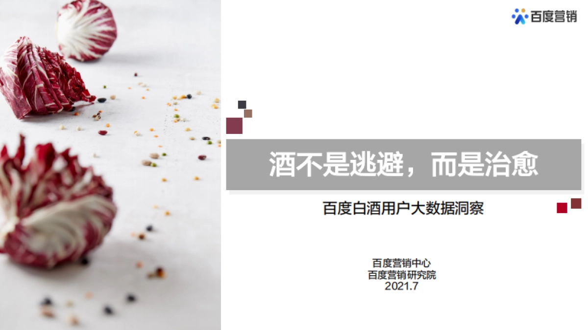 酒不是逃避，而是治愈-百度白酒用户大数据洞察-百度营销-20页_第1页