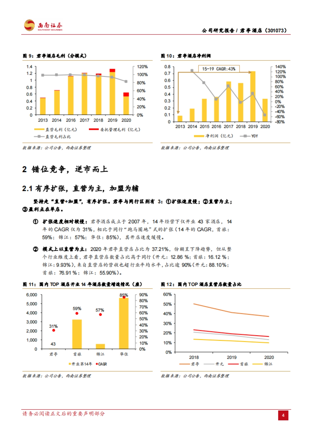君亭酒店-逆市而上的中高端精选酒店引领者-西南证券-31页_第9页